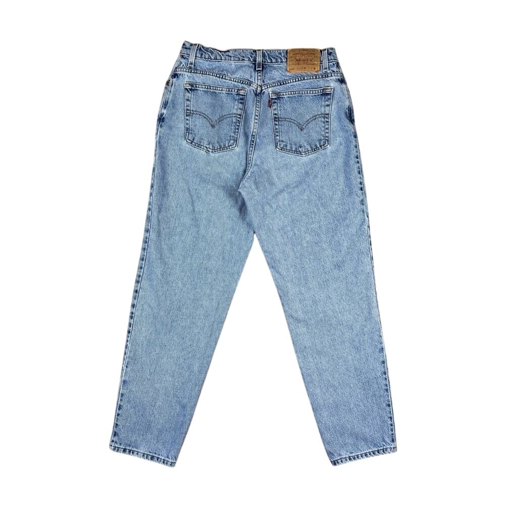 Vintage Levi's 550 Jeans Women's 14 Relaxed‎ Fit Tapered Leg 1998 Light Wash - Picture 2 of 12